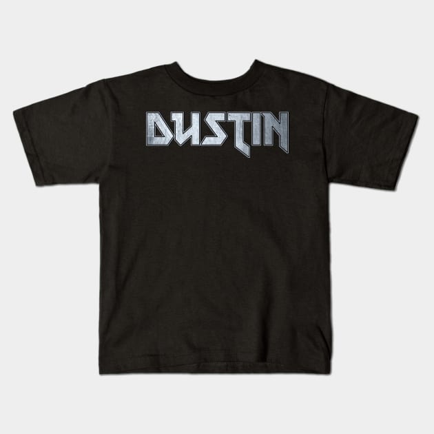 Heavy metal Dustin Kids T-Shirt by KubikoBakhar